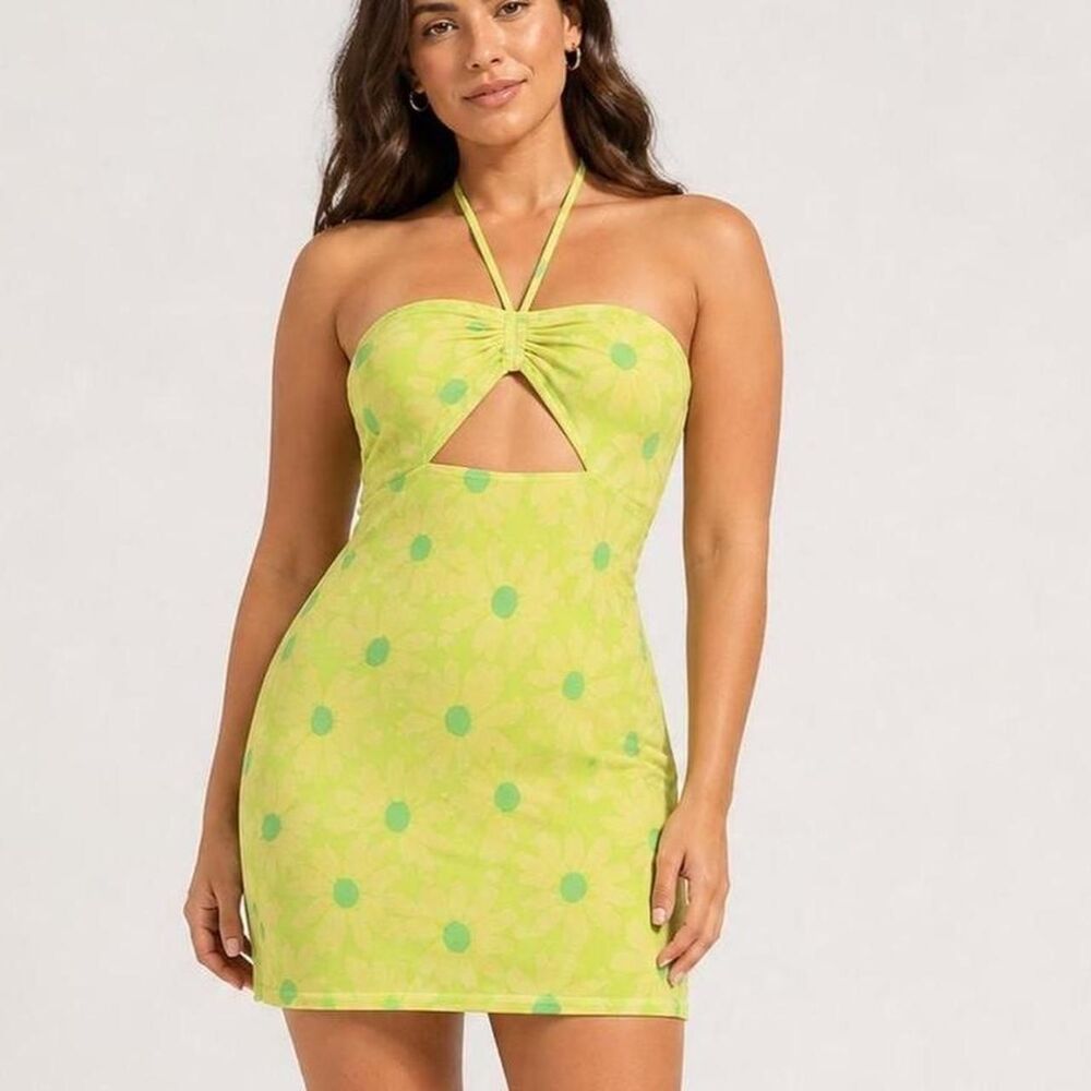 Afrm Women's Green Dress